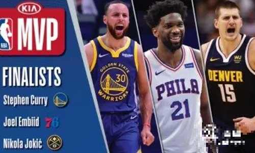 NBA常规赛各大奖项候选人出炉，约基奇、库里、恩比德候选MVP